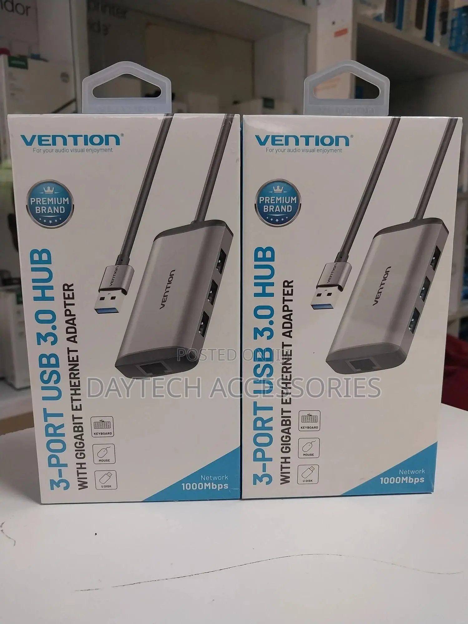 Vention CKBHB Usb3.0 to Usb3.0*3/Gigabit Ethernet