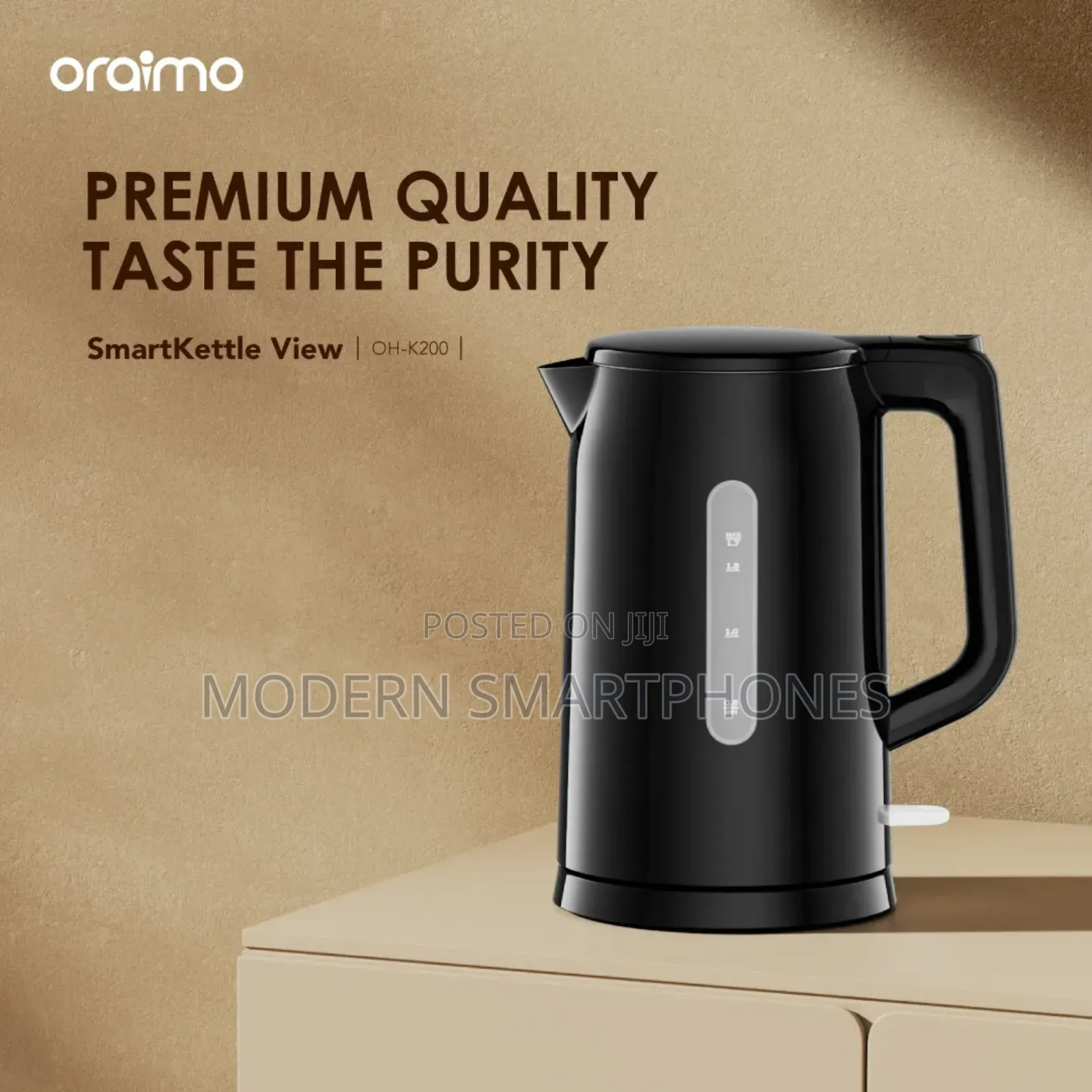 Oraimo Smartkettle View 1.7l Stainless Steel Electric Kettle