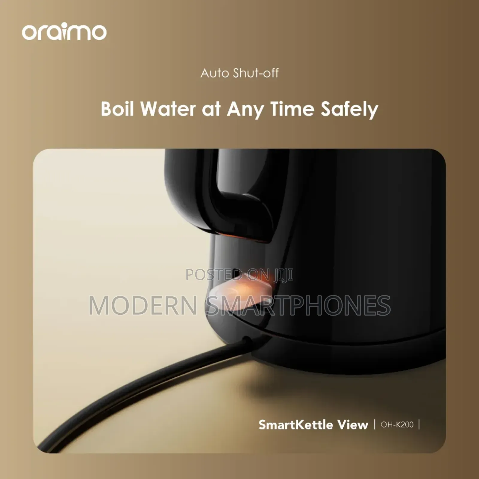 Oraimo Smartkettle 1.7l Stainless Steel Electric Kettle