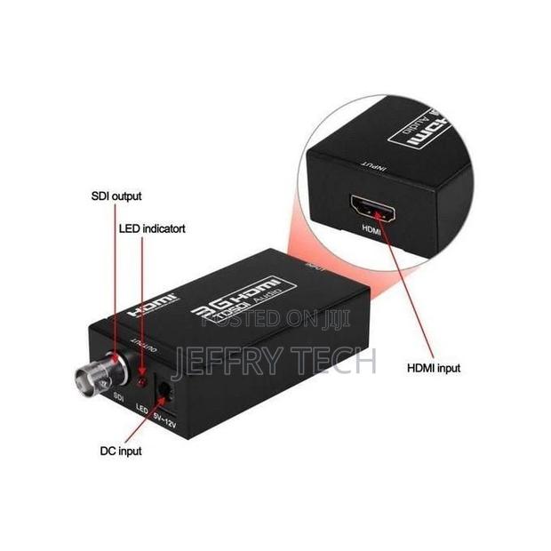 Hdmi to Sdi 1080p Hd Video Audio Converter Adapter Coaxial