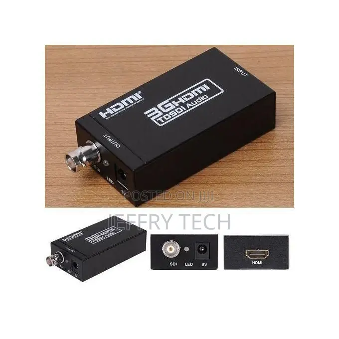 Hdmi to Sdi 1080p Hd Video Audio Converter Adapter Coaxial
