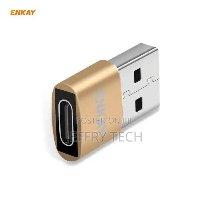 Male Usb to Femaletype-C Data Adapter Support Quick Charging