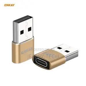 Male Usb to Femaletype-C Data Adapter Support Quick Charging