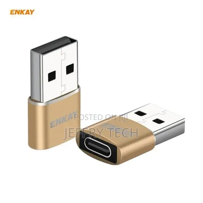 Male Usb to Femaletype-C Data Adapter Support Quick Charging