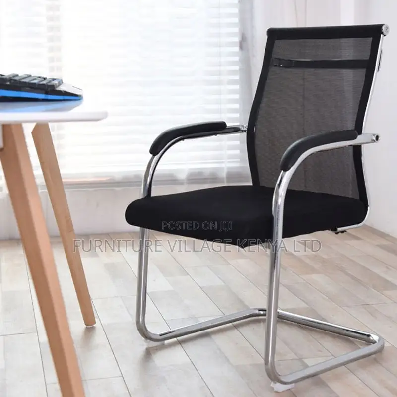 Ergonomic Midnight Black Mesh Office Desk Chair