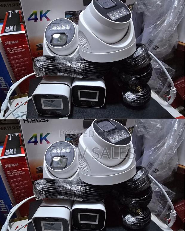 New 4ch CCTV Kit (Full Colour and Audio) Hdmi Output