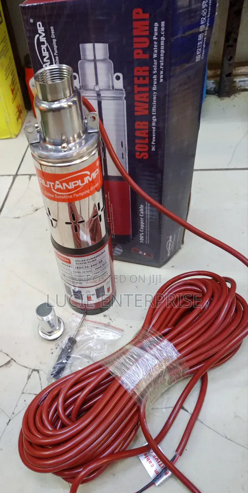 Submersible Solar Water Pump 24v, 50meters