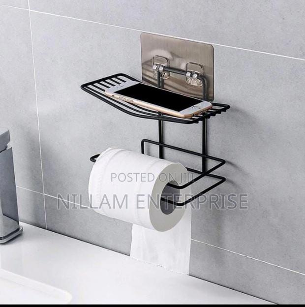 Wall Mounted Wrought Iron Tissue Holder