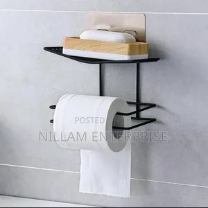 Wall Mounted Wrought Iron Tissue Holder