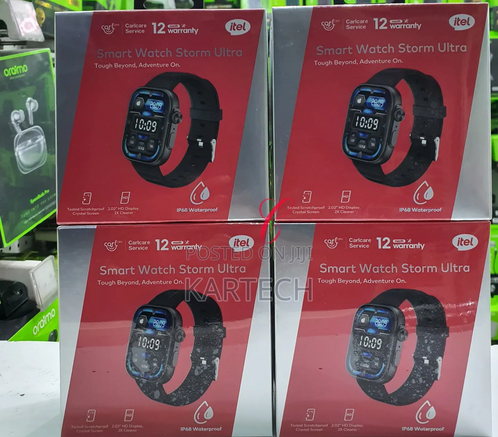 Itel Storm Ultra Isw-023 2.02" Scratch Proof Smart Watch