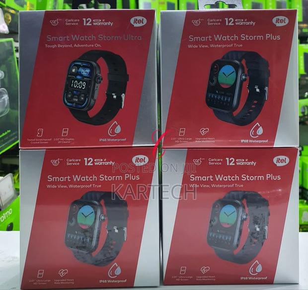 Itel Storm Plus Isw-015 2.01" Ip68 Bt Calling Smart Watch
