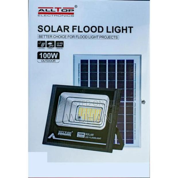 Altop100 Watts Automatic Solar Floodlight One Year Warranty
