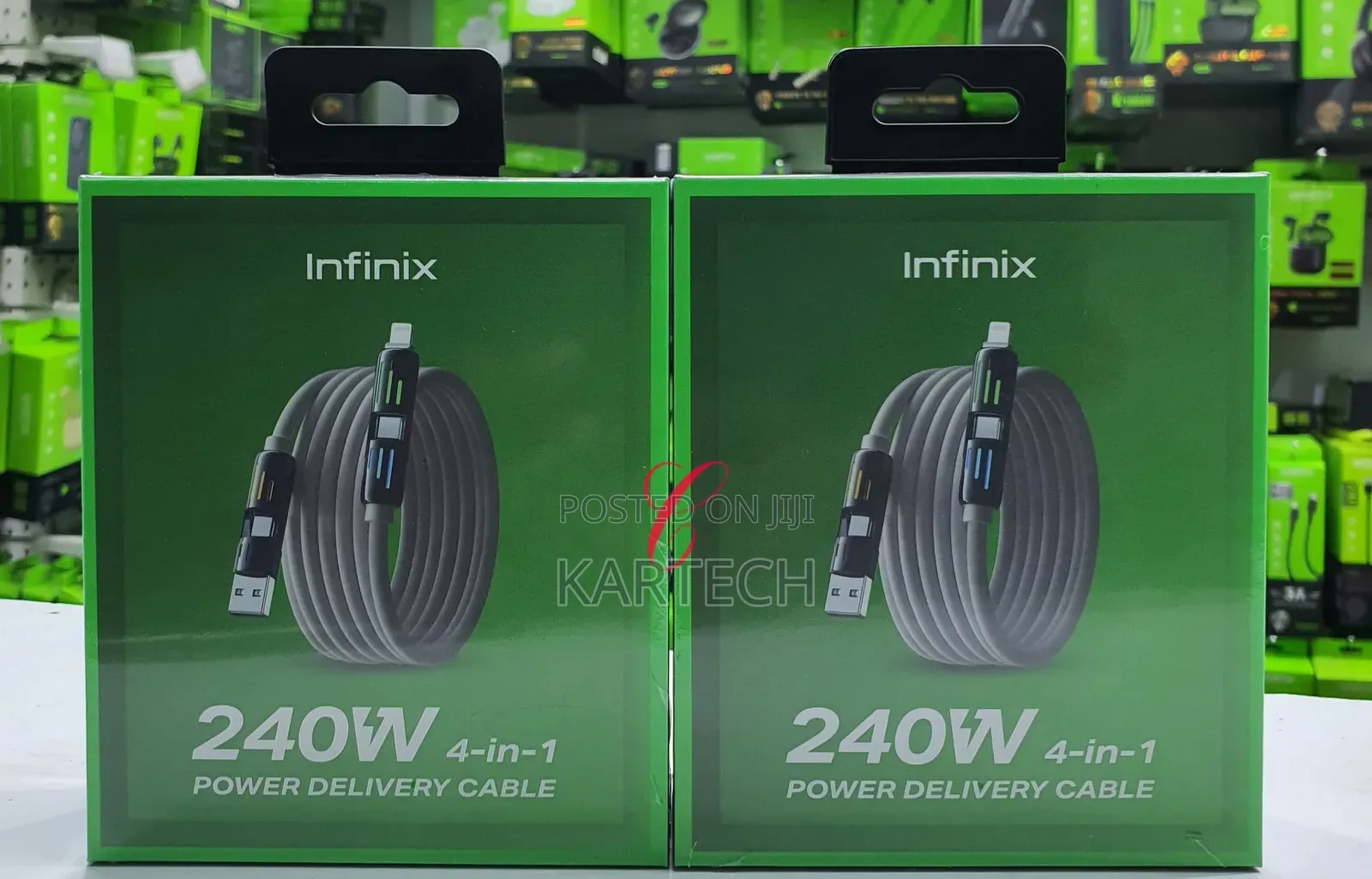 Infinix Xd15 240w 4-in-1 Power Delivery Cable