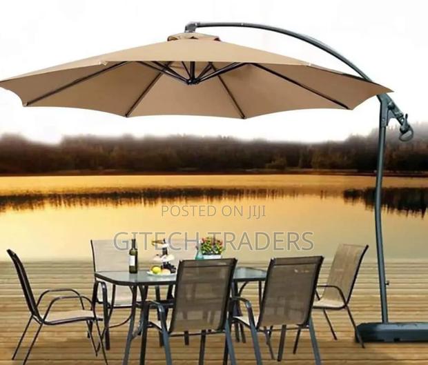2.7m Parasol Replaceable Cloth Garden Umbrella