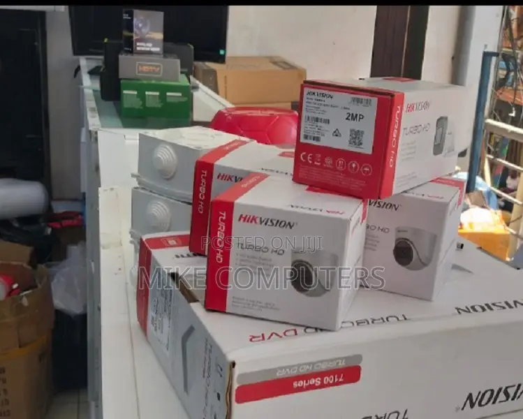 4 Channel CCTV Cameras Full Kit Hikvision Turbo
