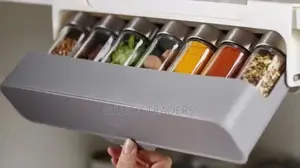 *7pc Under Shelf Spice Holder Rack