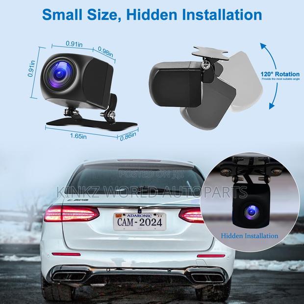 Backup Camera Wide Angle Reverse Camera - Universal Rearview - thumbnail 4