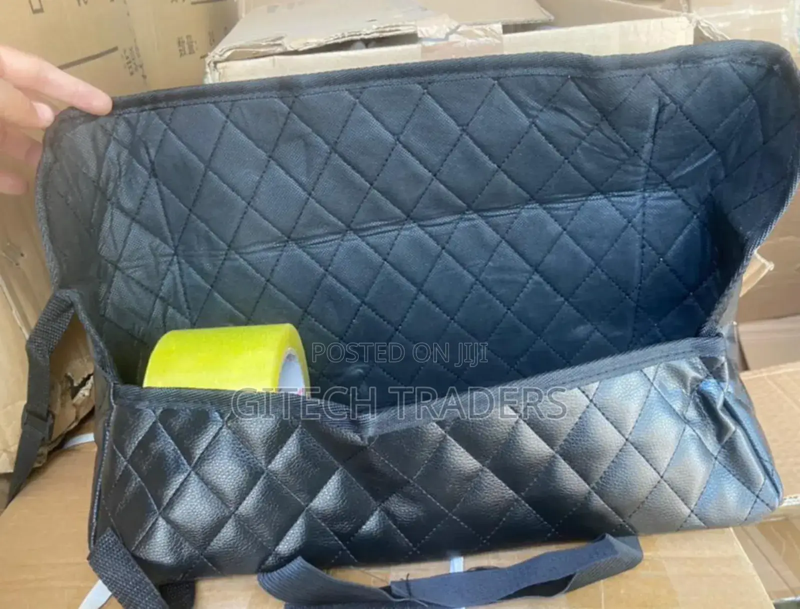 High Quality Pu Leather Car In Between Seat Organizer