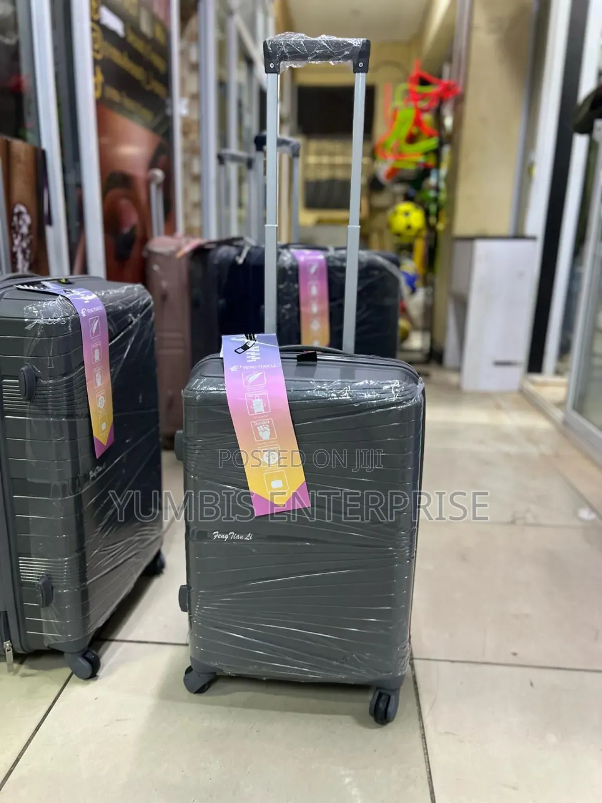 Grey Small Size -Rubber __, Suitcases at 3000(56cm)
