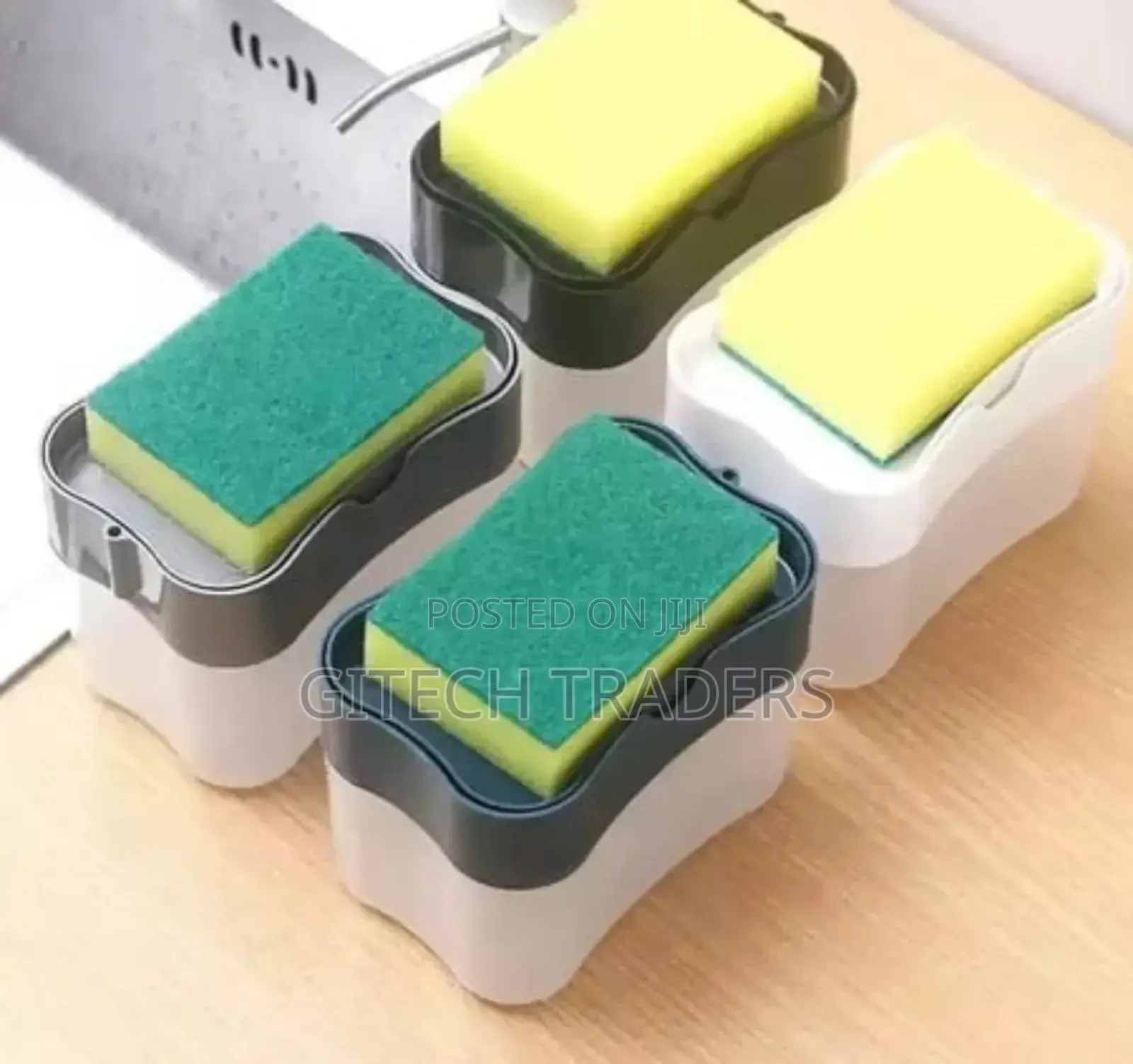 Soap Pump With Sponge
