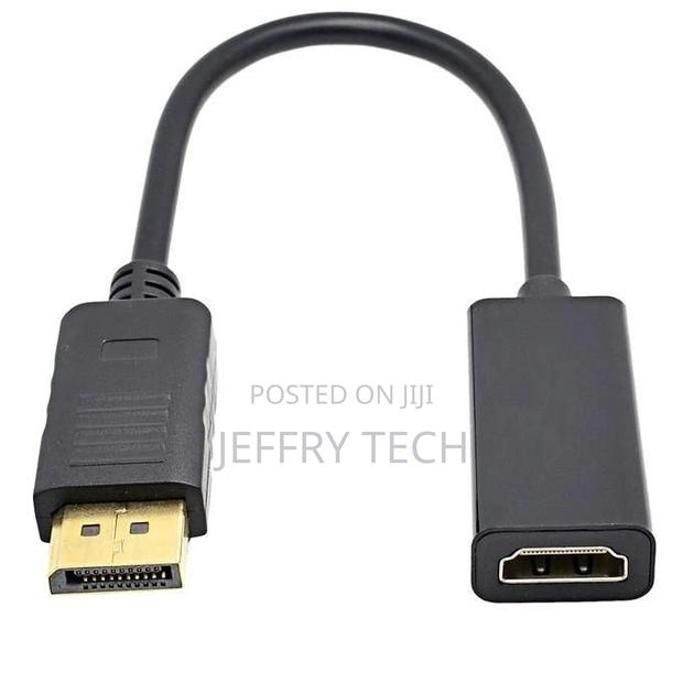 Hp/Dell Laptop Pc Male to Female Dp to Hdmi-Compatible Cabl