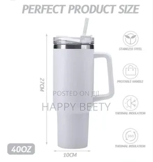 1.2l Unbranded Clear Cap Straw Stanley Cup