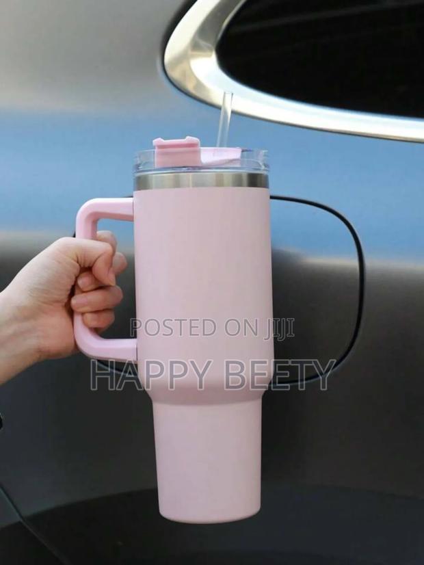 1.2l Unbranded Clear Cap Straw Stanley Cup - thumbnail 5