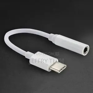 12.5cm Type-C M to 3.5mm Audio F Adapter Converter