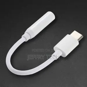 12.5cm Type-C M to 3.5mm Audio F Adapter Converter