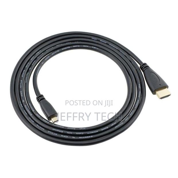 1.5m Micro Hdmi to Hdmi 19 Pin Cable, 1.4 Version - thumbnail 2