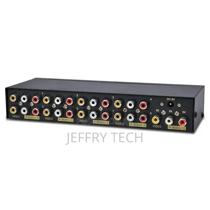 Fjgear Fj-108av Audio Video Splitter 1 in 8 Out