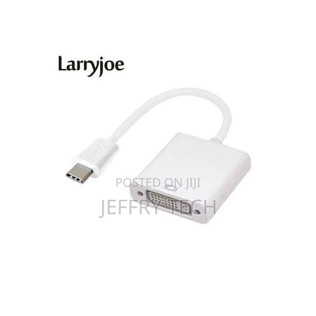 Larryjoe Usb 3.1 Usb Type C to Dvi Converter Adapter Cable F