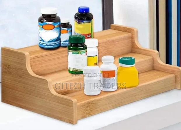 30x23x11cm 3 Step Bamboo Organizer - main view
