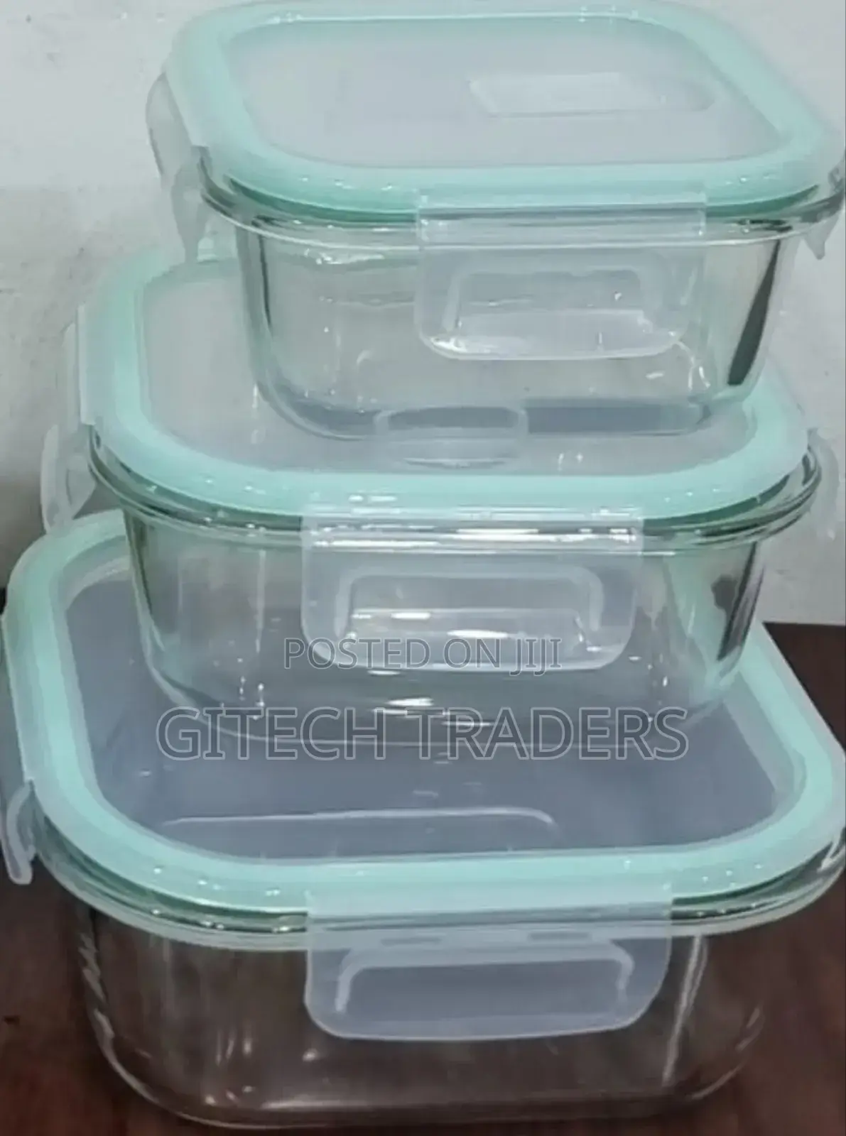 3in1 Glass Preservation Bowls With Air Tight Silicon Covers