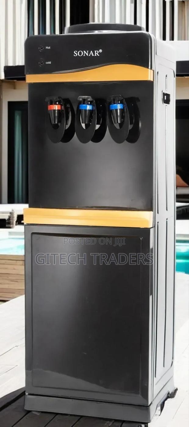 Black Sonar 3 Taps Hot,Normal and Cold Dispenser