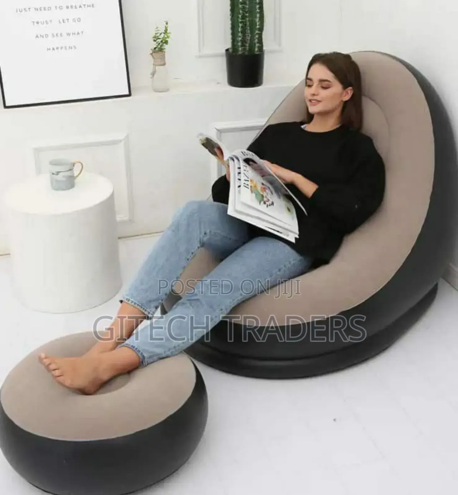 Inflatable Deluxe Lounge / Inflatable Seat (2pcs Sets)