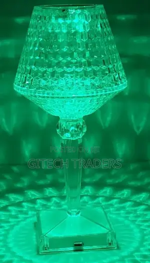 Rechargeable Rose Diamond Table Lamp