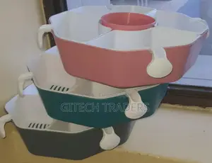 3600 Rotating Octagonal Fruit Drainer Basket