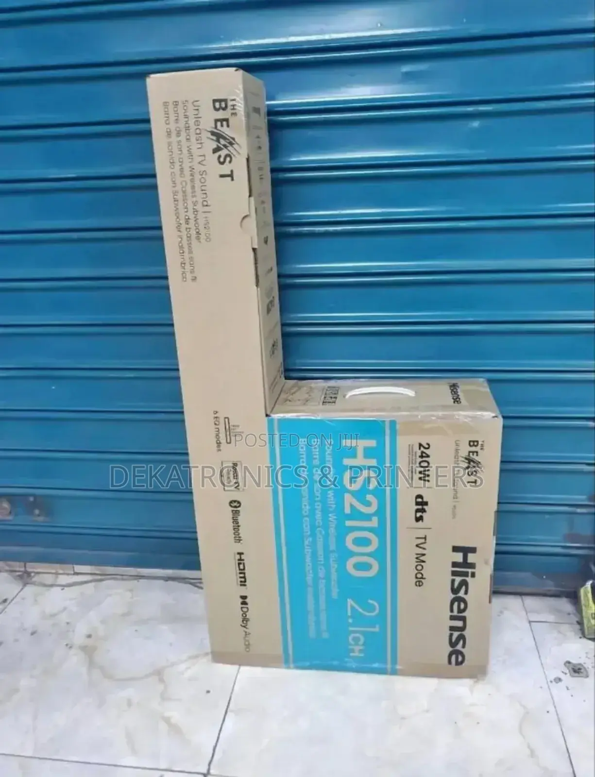 Hisense Hs2100 2.1ch Wireless Soundbar