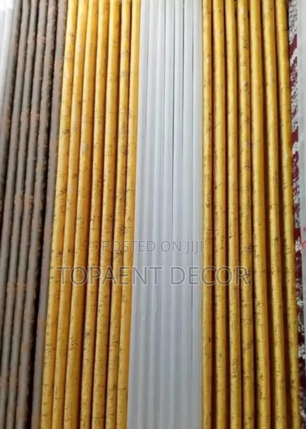 Brown and Yellow Velvet Window Curtains
