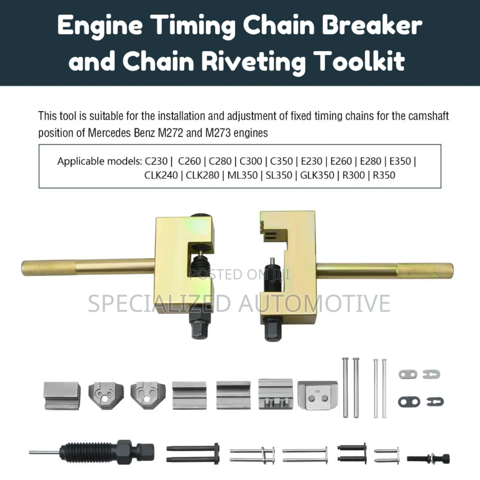 Vehicle Engine Timing Chain Breaker Chain Riveting Toolkit