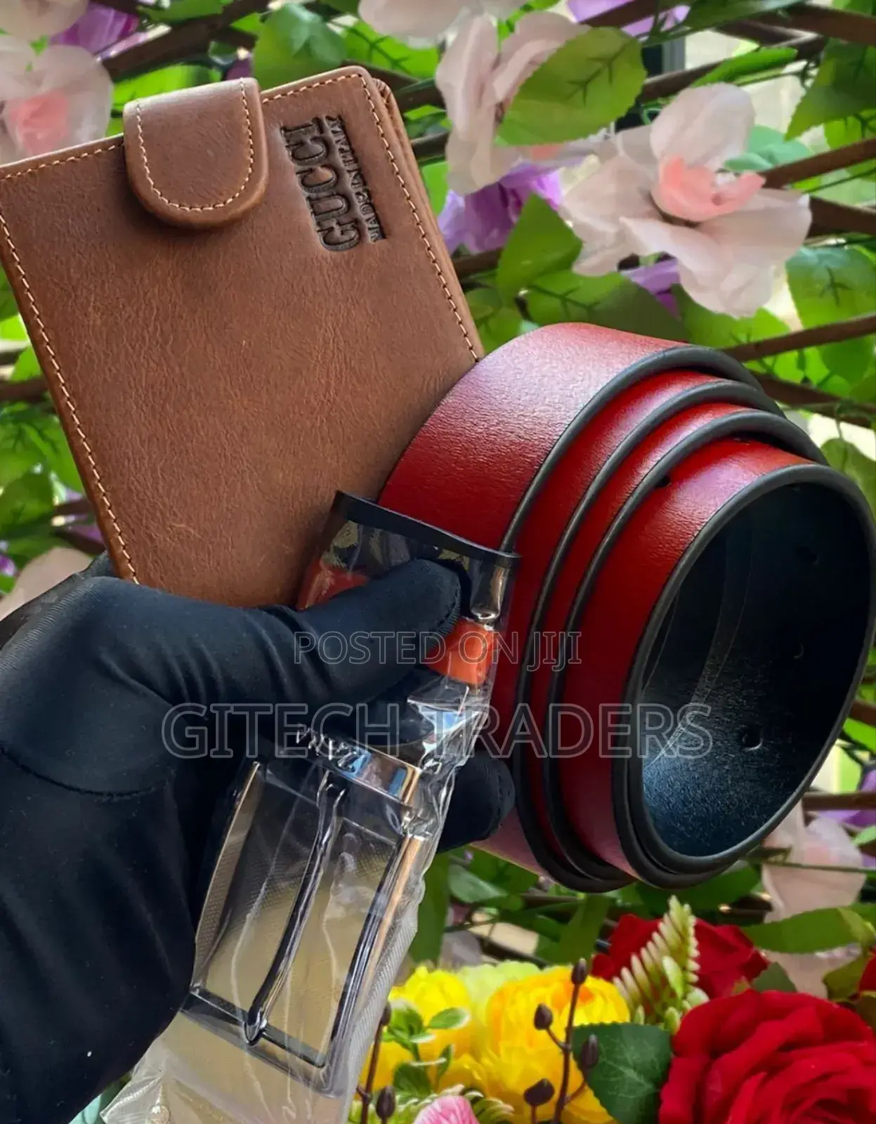Leather Belt X Wallet Combo