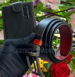 Leather Belt X Wallet Combo