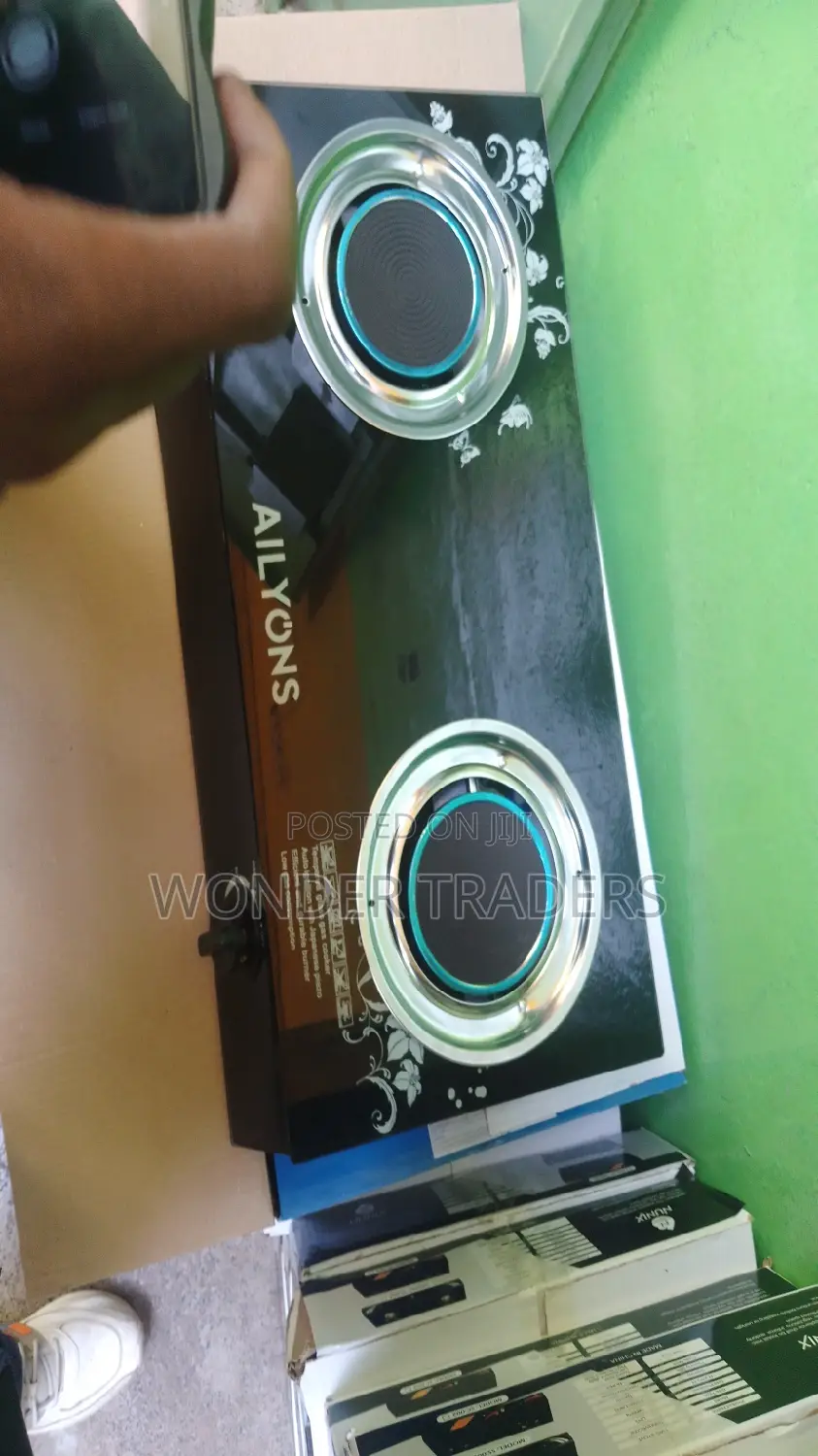 Two Burner, Table Top, Lyons Two Burner Glass Top