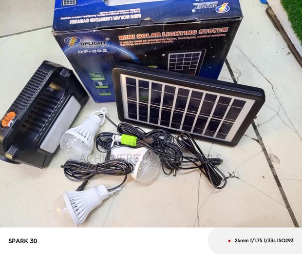 Mini Solar Lighting System - main view