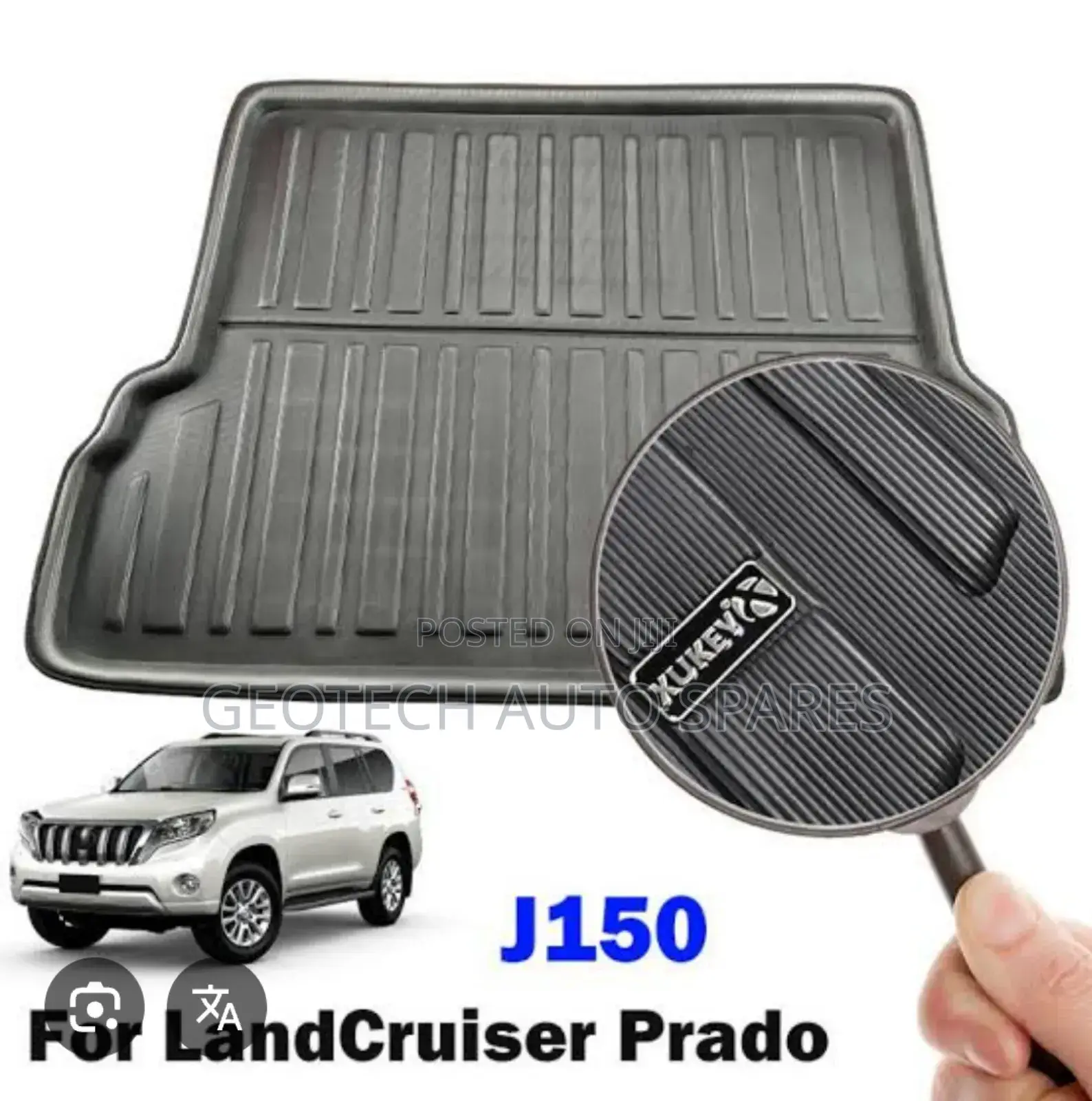 Toyota Prado Fj 150 Boot Mats/ Liner