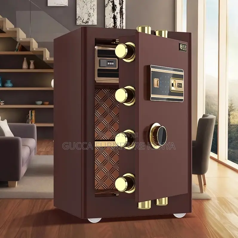 Office Tables:50kgs Modern Metallic Password Fireproof Safe