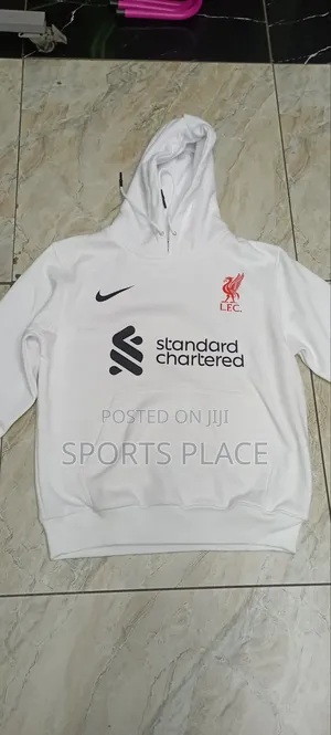 Liverpool White Hoodie