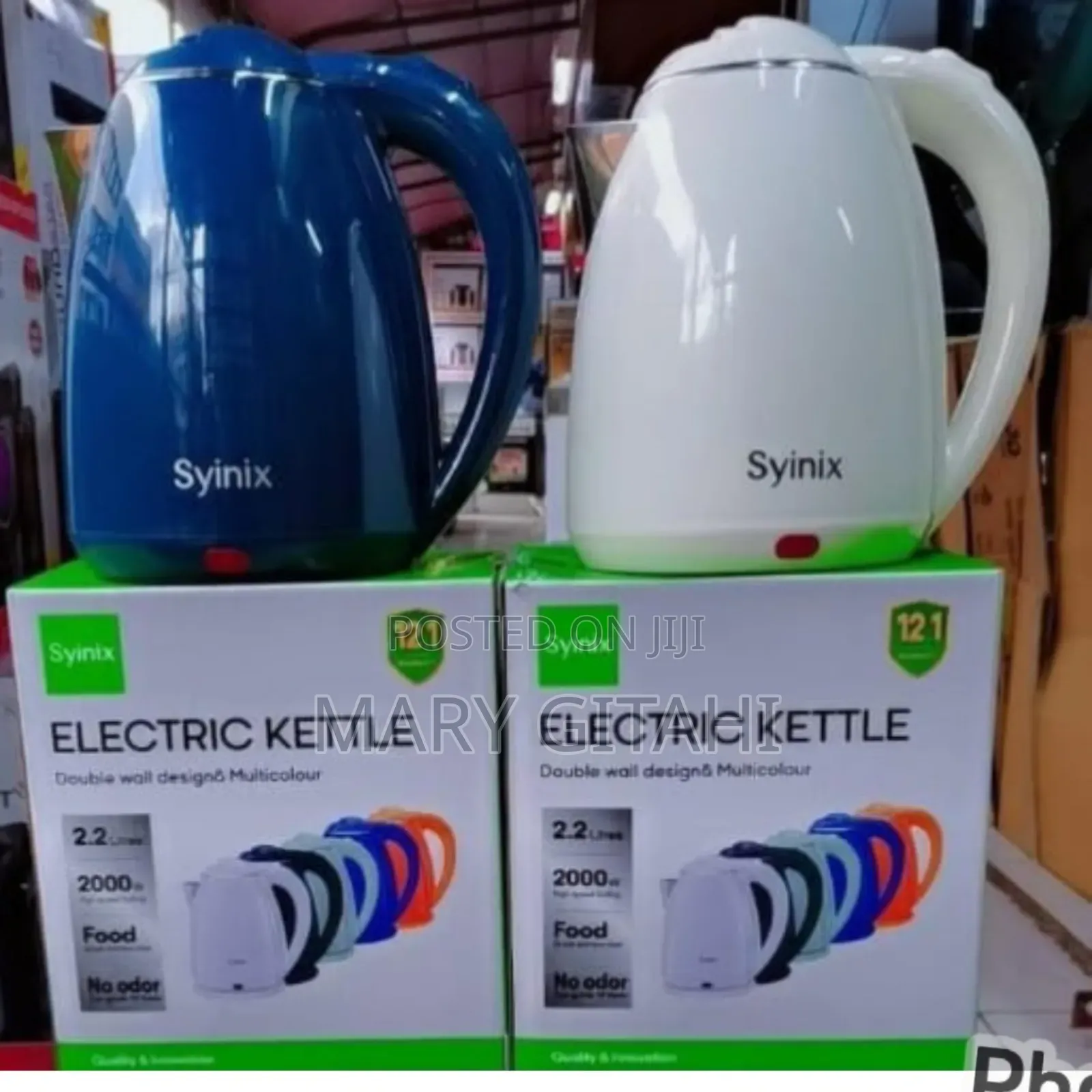 2.2 Double Insulated Synix Electric Automatic Kettle