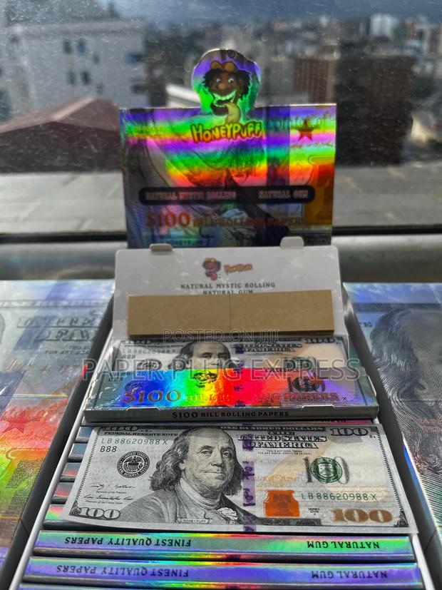 $100 Dollar Bill Rolling Paper King Size - thumbnail 3